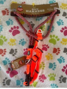 Arcadia DOG Rope Harness in Neon Orange XXL NEW